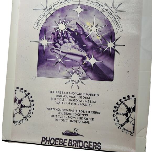 Phoebe Bridgers "Moon Song" Canvas Wall Art, Indie Music Print, 12x16" Unframed - Picture 3 of 4